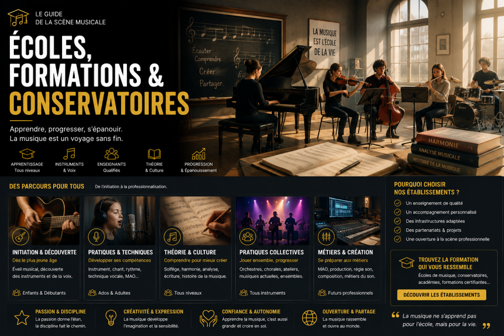 Ecoles formation & concervatoire