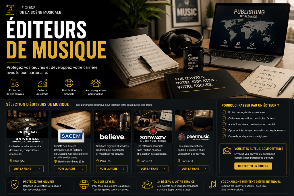 Editeurs de musique