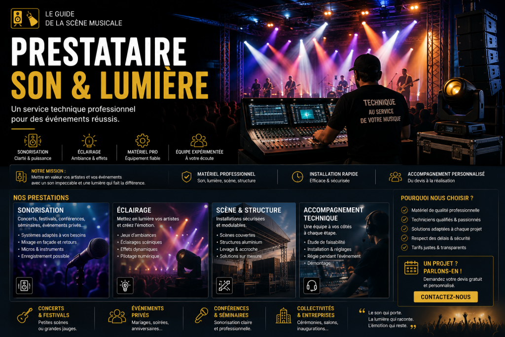 Prestataire son & lumière
