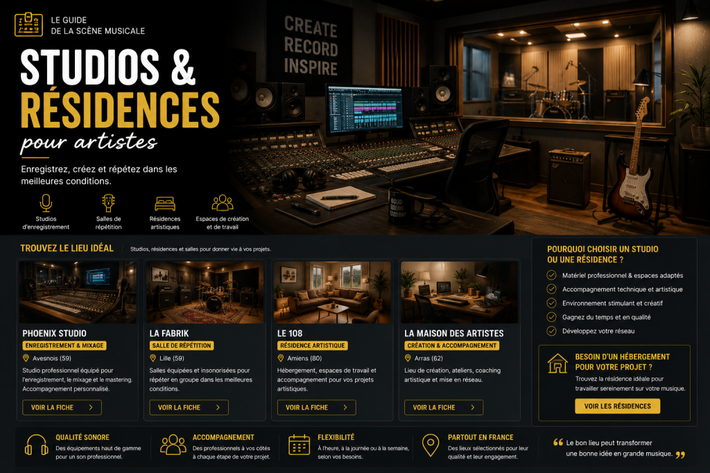 Studio d'enregistrements